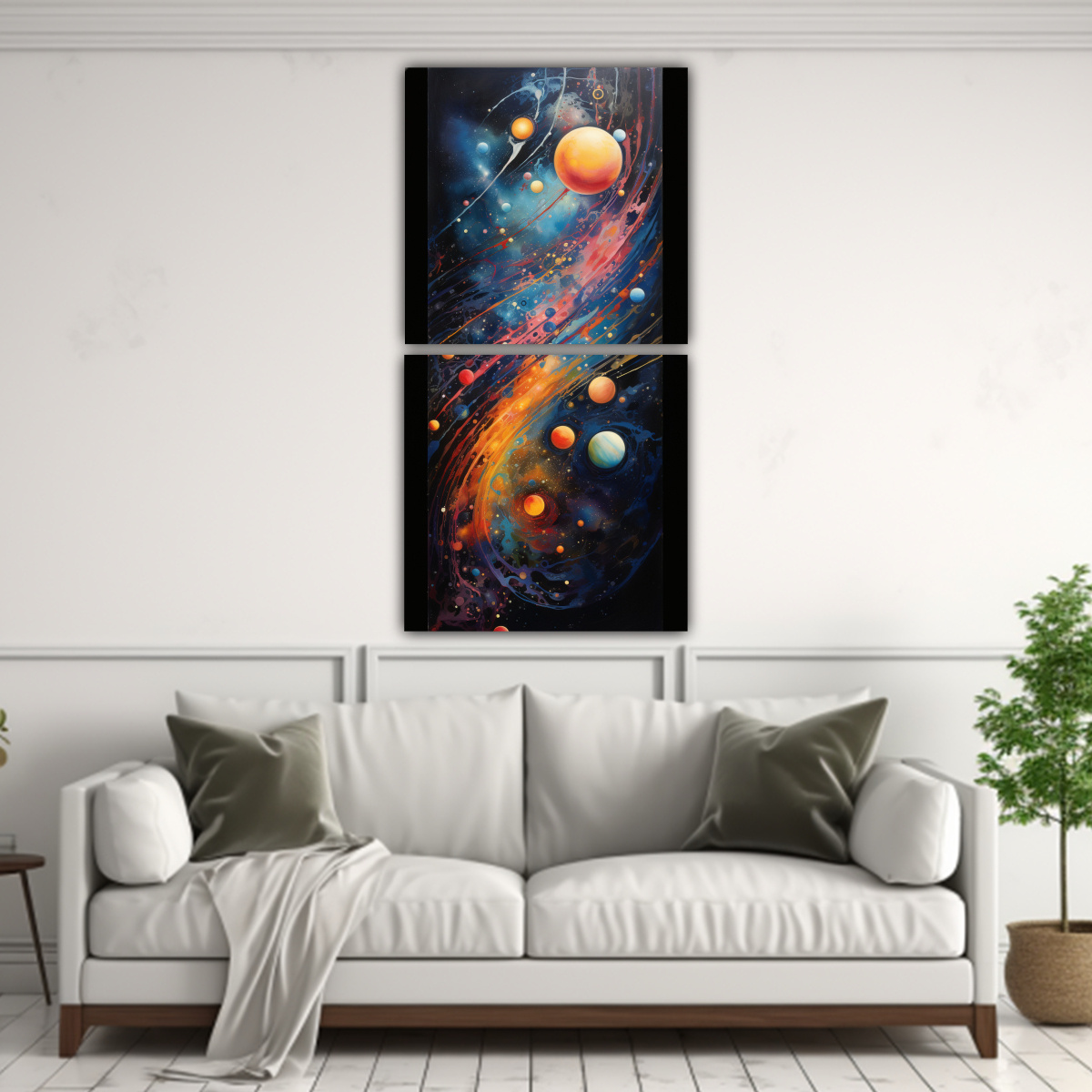 pinturas-creativas-de-arte-de-pared-c-smico-de-un-sistema-planetario-distante-1