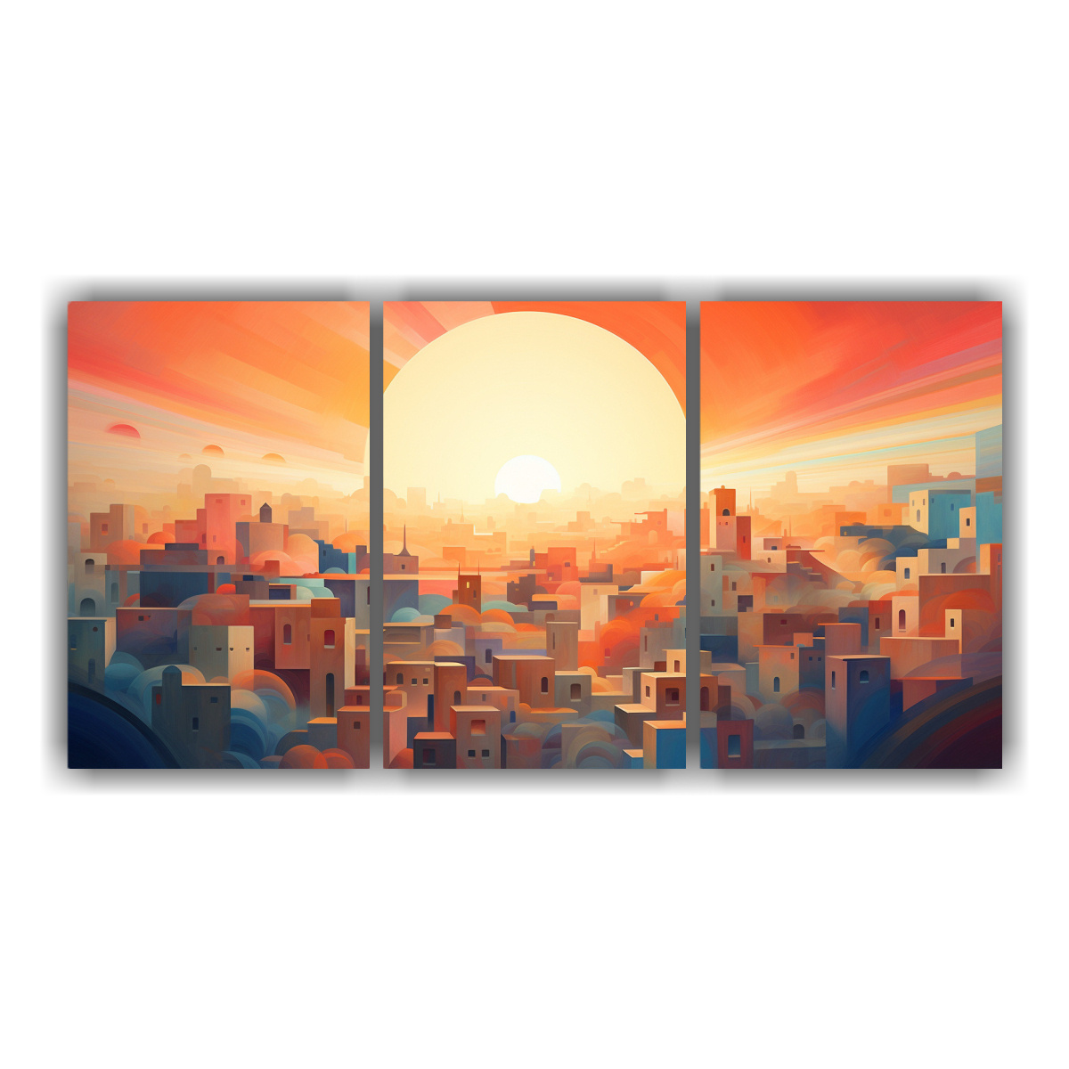 pinturas-creativas-para-decorar-el-comedor-con-suaves-gradientes-del-amanecer-que-se-funden-en-lo-abstracto-