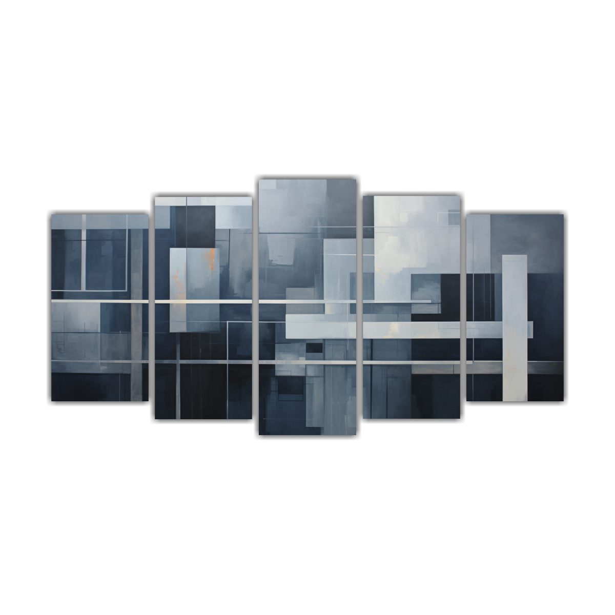 pinturas-de-decoraci-n-abstracci-n-geom-trica-en-grises-industriales-y-met-licos-