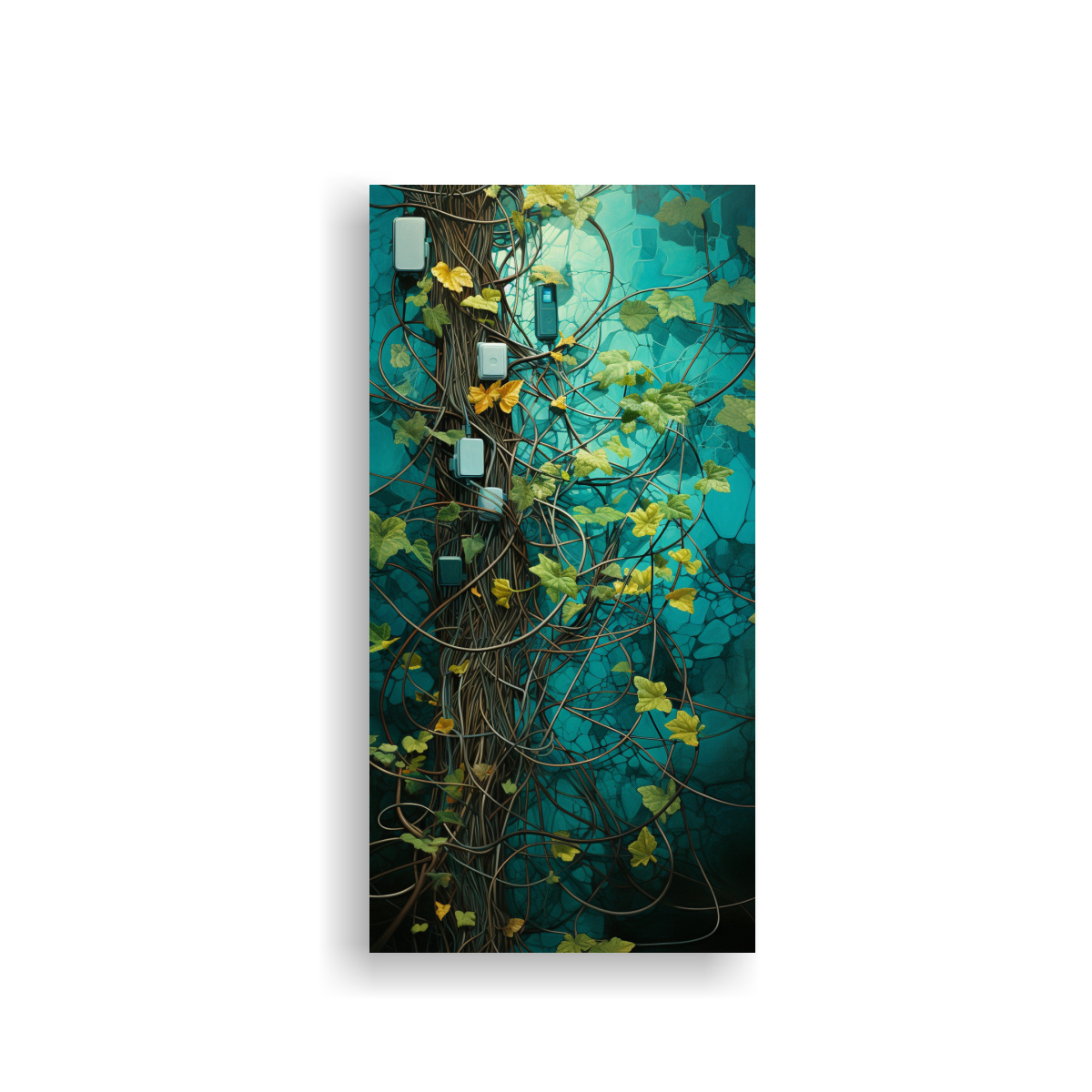 pinturas-de-decoraci-n-arte-inspiraci-n-elegante-fusi-n-abstracta-de-tecnolog-a-y-naturaleza-