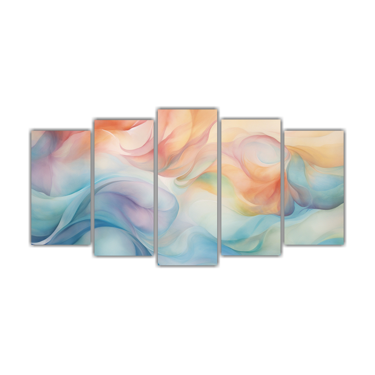 pinturas-de-decoraci-n-con-adorable-patrones-abstractos-en-tonos-pastel-y-relajantes