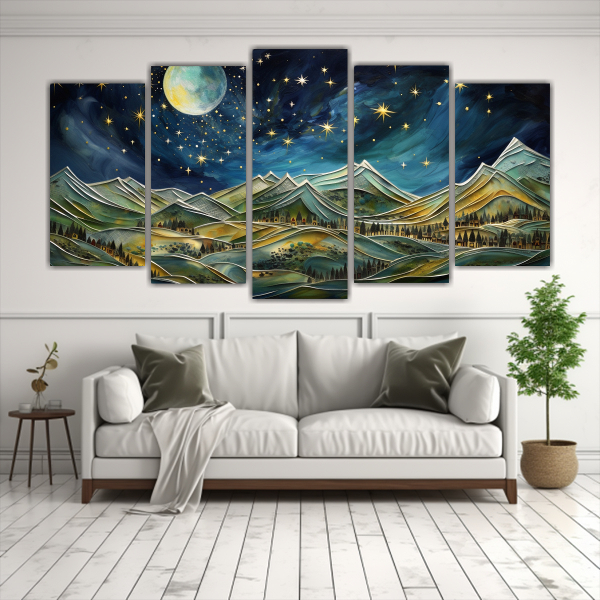 pinturas-de-decoraci-n-de-paisajes-abstractos-de-monta-as-a-medianoche-con-golpe-de-fantas-a-1