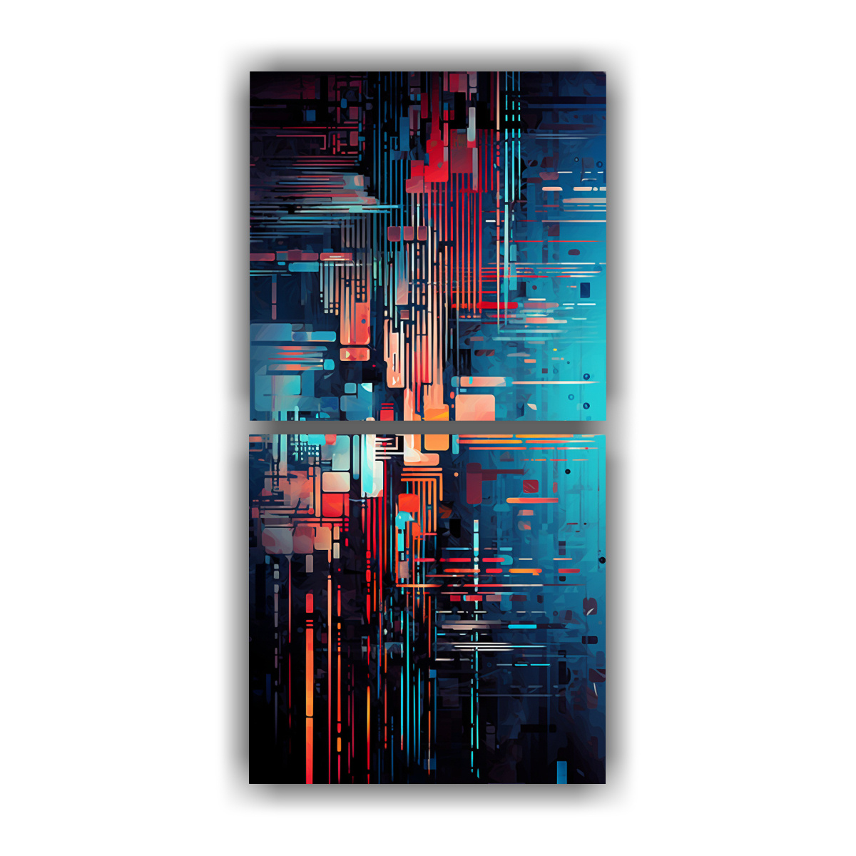 pinturas-de-decoraci-n-de-set-2-artes-modernos-creatividad-abstracta-fusi-n-de-arte-y-tecnolog-a-donde-p-xeles