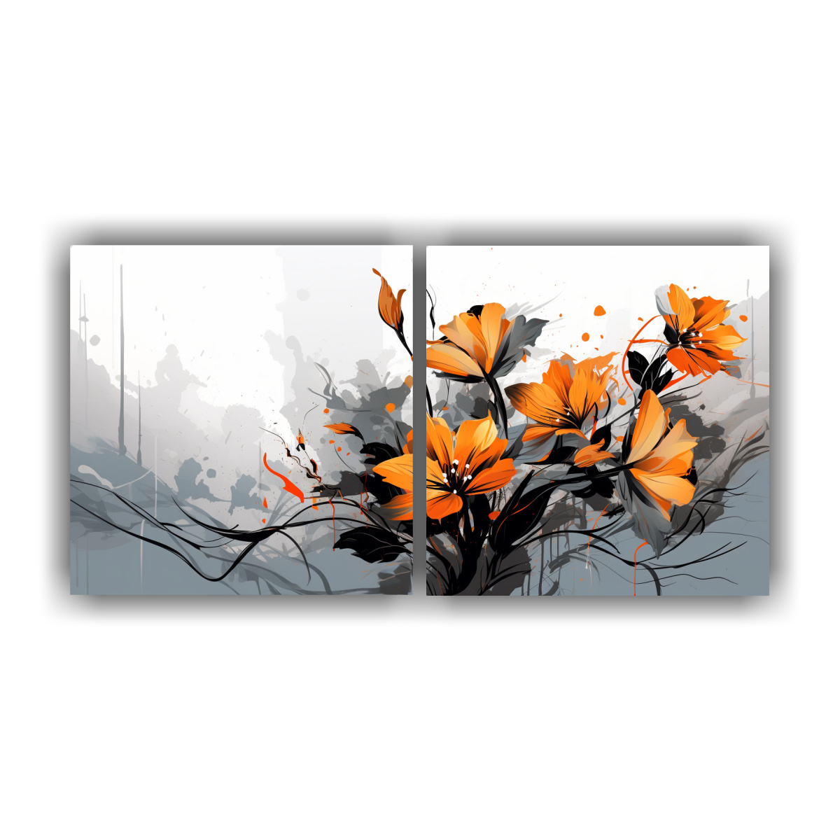 pinturas-de-decoraci-n-en-estilo-neonoir-con-textura-y-composici-n-de-dos-telas-en-bastidor-con-pincel-medio