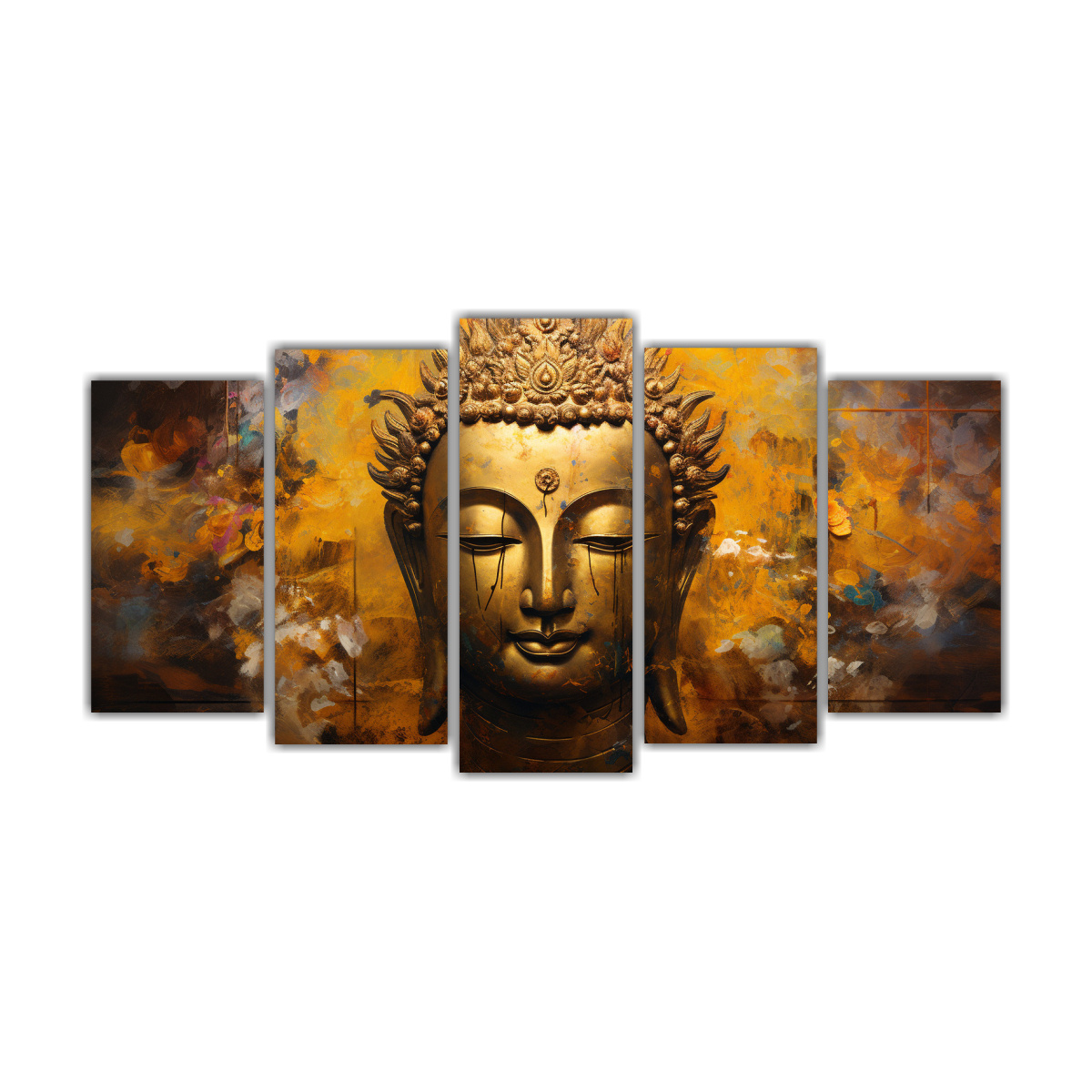 pinturas-de-decoraci-n-intensas-en-lienzo-de-alta-calidad-con-el-rostro-de-buda-en-estilo-abstracto-dorado-y-vibrante