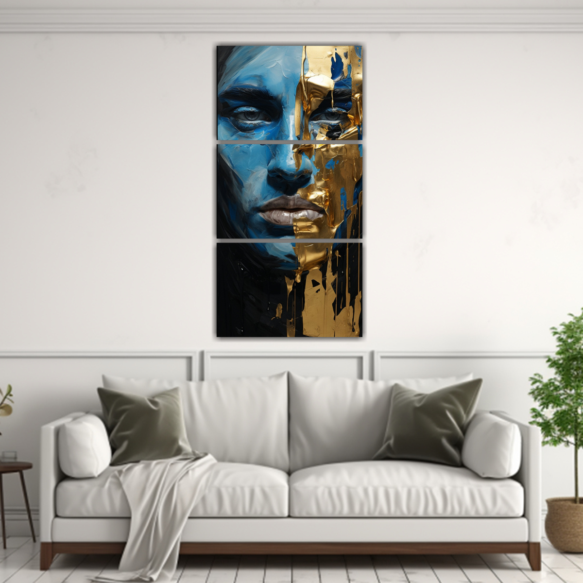 pinturas-de-decoraci-n-moderna-con-inspiraci-n-facial-en-contornos-y-salpicaduras-de-oro-y-elementos-azules-1