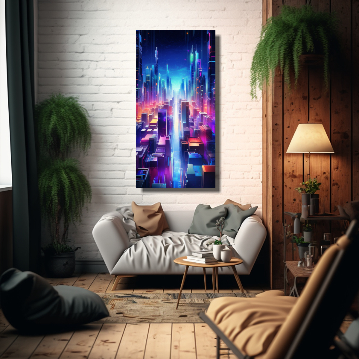 pinturas-de-decoraci-n-moderna-en-bastidor-ciudad-abstracta-en-luces-de-ne-n-1-1