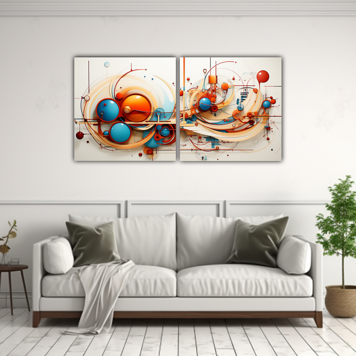 pinturas-de-decoraci-n-tem-tica-abstracta-de-dos-artes-de-pared-1