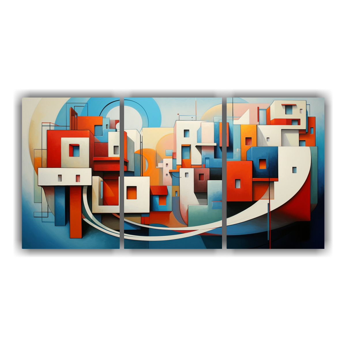 pinturas-de-edificios-abstractos-iluminados