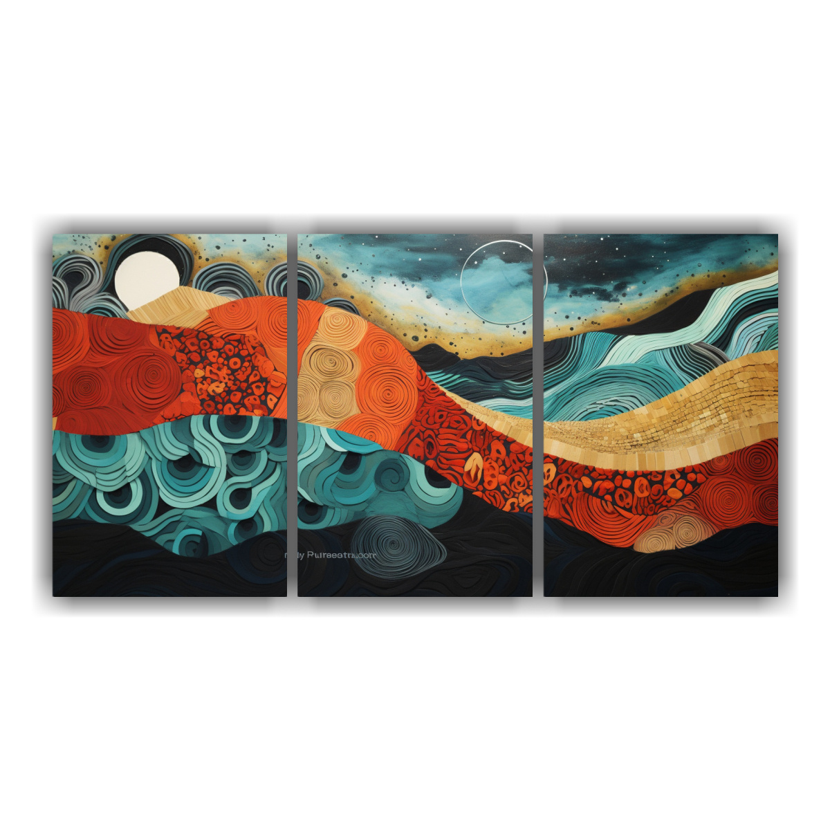 pinturas-de-pared-abstractas-con-patrones-naturales-fusionados