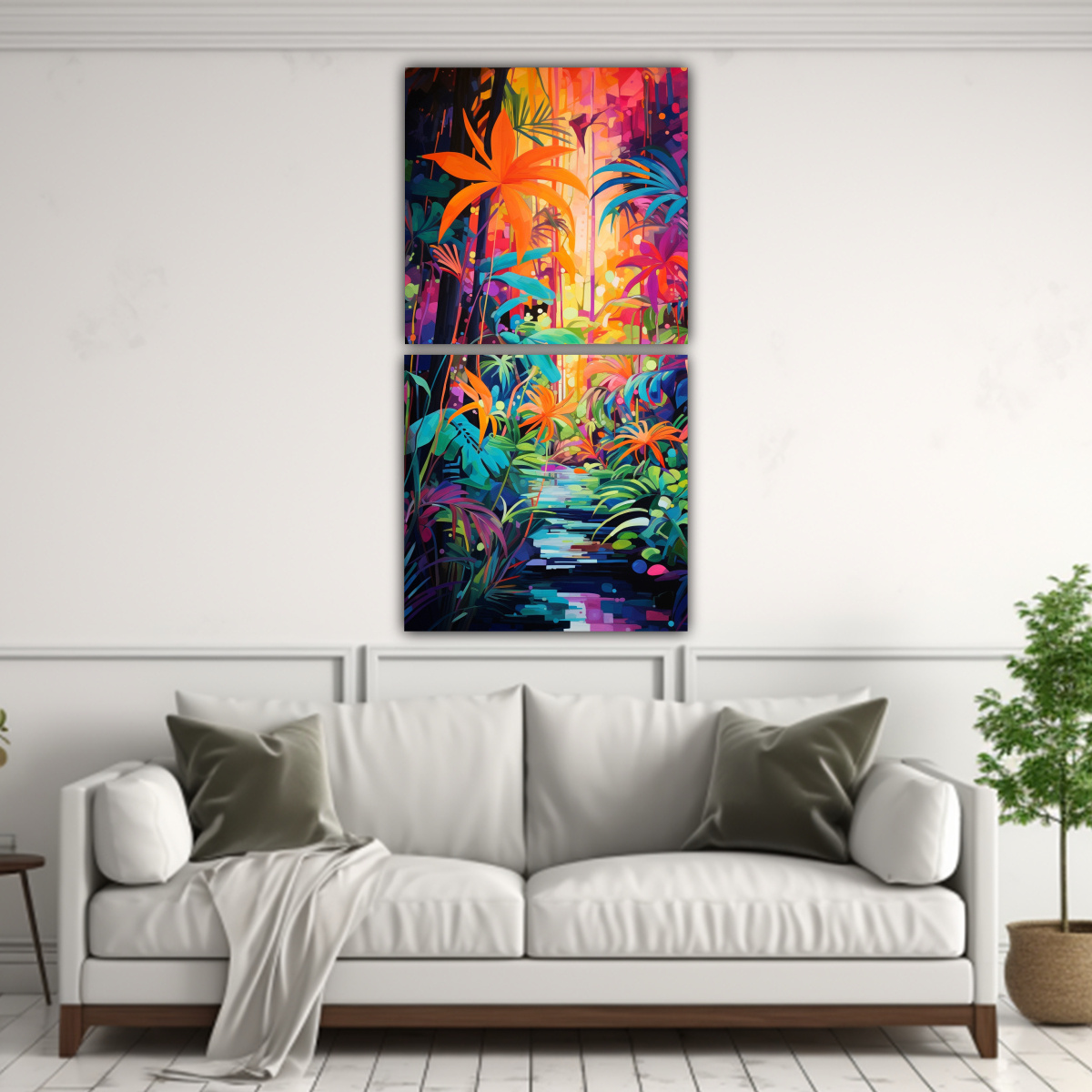 pinturas-de-pared-modernas-en-estilo-pop-art-que-transmiten-vibrantes-y-abstractas-junglas-1