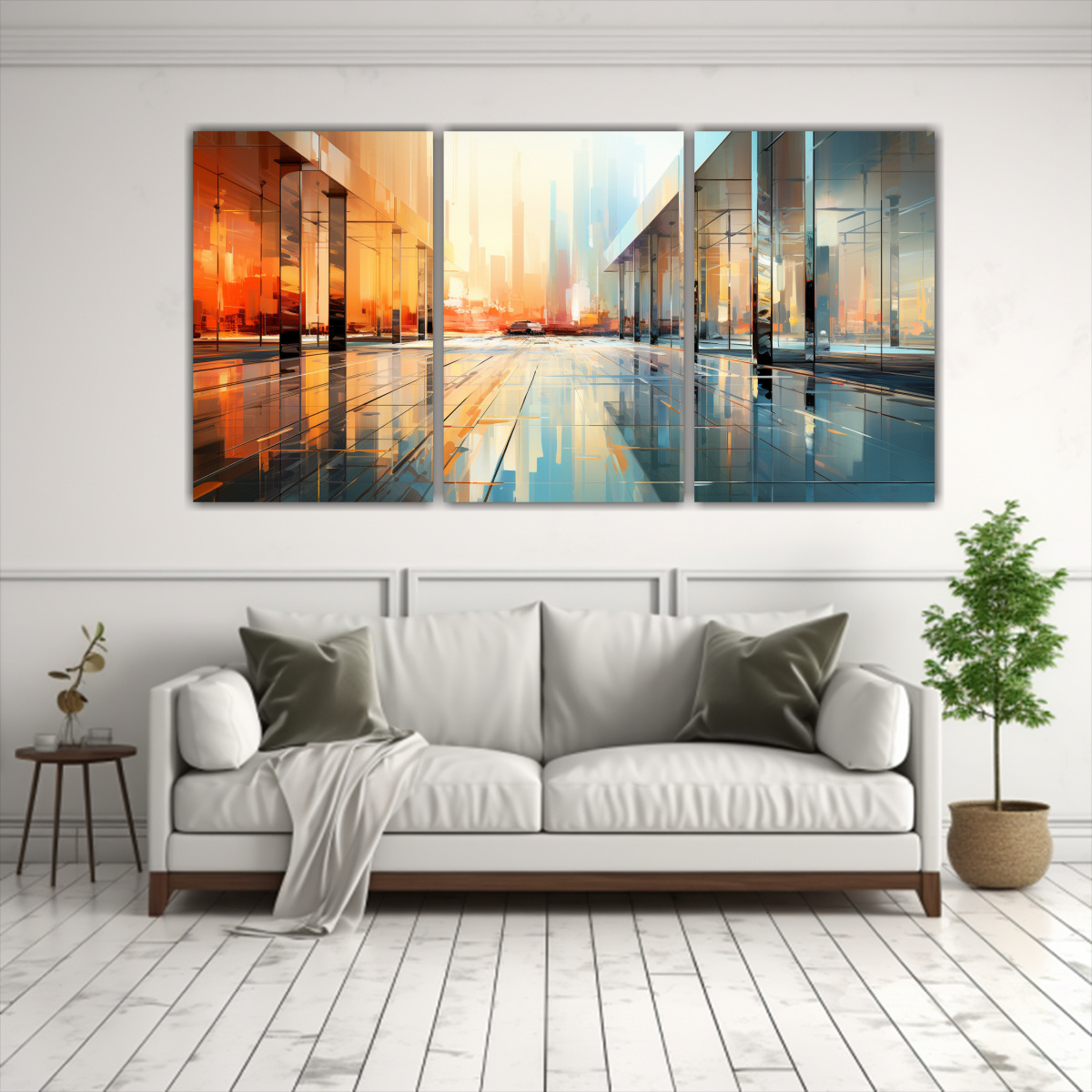 pinturas-de-tela-conceptual-para-comedor-en-moderno-edificio-1