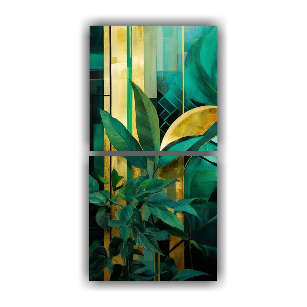pinturas-decorativas-abstractas-con-fusi-n-de-art-deco-y-para-so-tropical