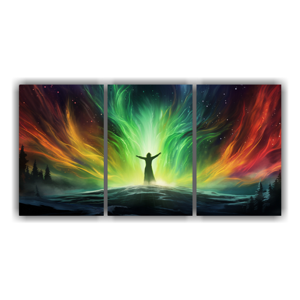 pinturas-decorativas-abstractas-danza-de-tonos-de-escena-de-auroras-boreales-set-3