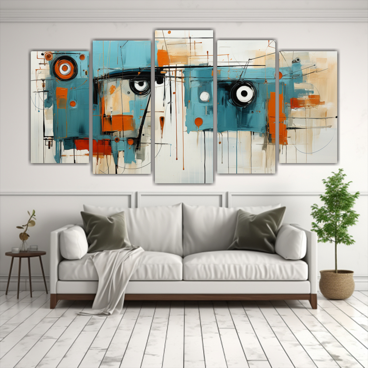 pinturas-decorativas-abstractas-inspiradas-en-el-resistente-rostro-de-un-robot-por-helen-frankenth-1