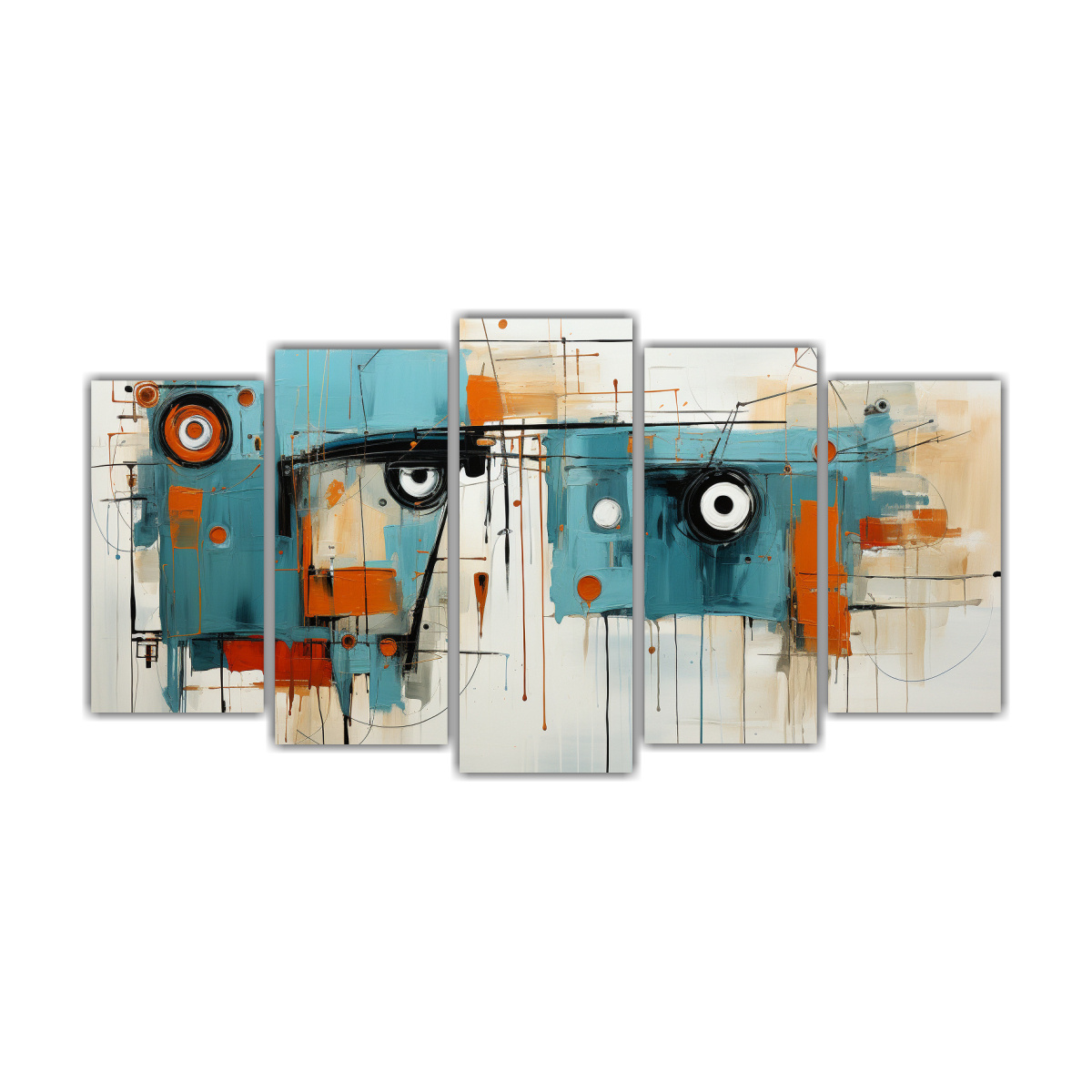 pinturas-decorativas-abstractas-inspiradas-en-el-resistente-rostro-de-un-robot-por-helen-frankenth