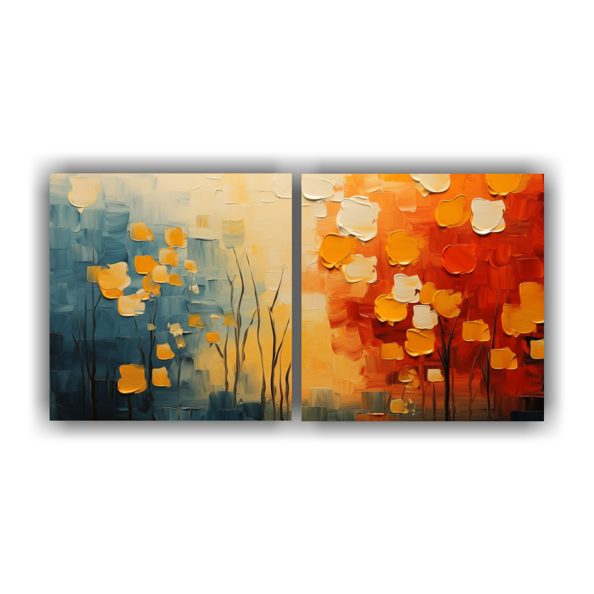 pinturas-decorativas-abstractas-para-tema-artesanal-de-bosque