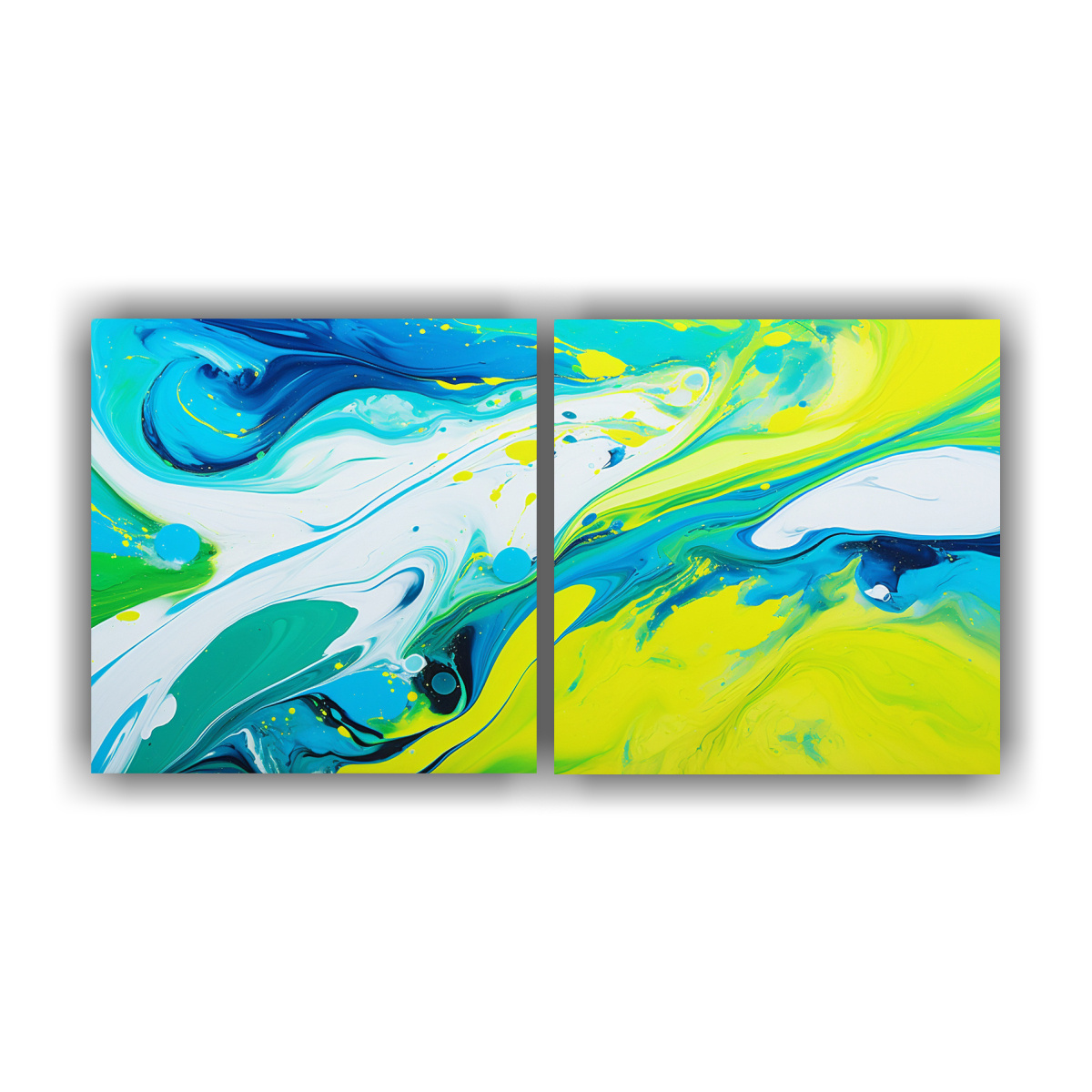 pinturas-decorativas-amarillo-verde-azul-y-blanco-con-dise-o-moderno-y-textura-nica