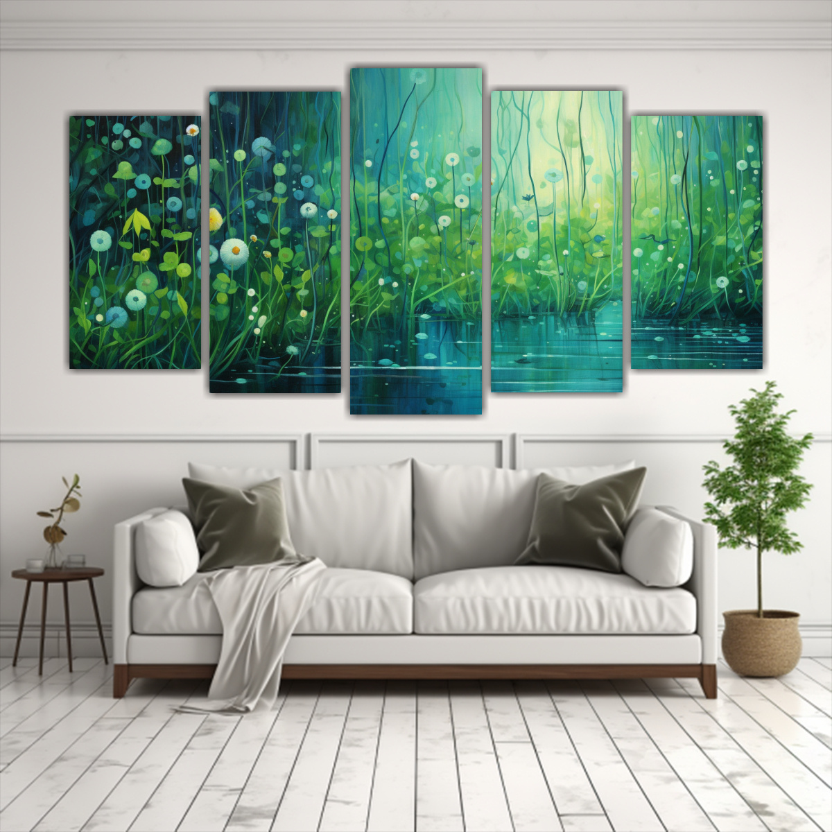 pinturas-decorativas-azul-verde-calmantes-y-felices-para-set-2-artes-creativa-vida-1