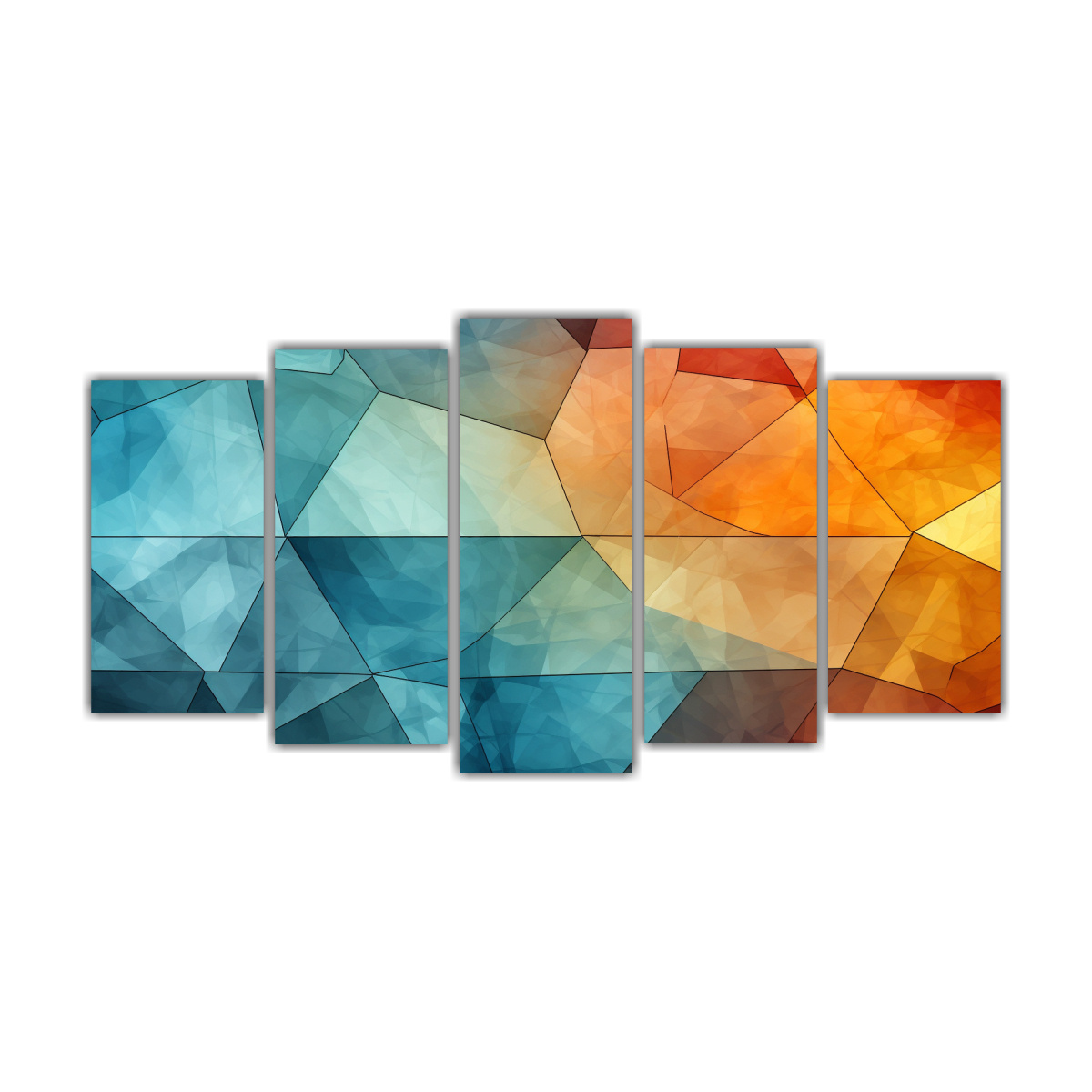 pinturas-decorativas-con-dise-o-cl-sico-de-arte-usando-trapezoides