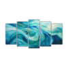 pinturas-decorativas-con-efecto-visual-de-patrones-abstractos-giratorios-en-tonos-azules-oce-nicos-set-de-5-lienzos-acuarela-