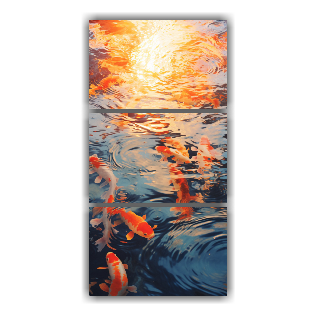 pinturas-decorativas-con-espectacular-detalle-composiciones-serenas-de-ondas-abstractas-en-un-estanque-de-koi-