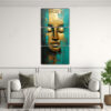 pinturas-decorativas-con-estilo-abstracto-buddha-en-oro-y-turquesa-1