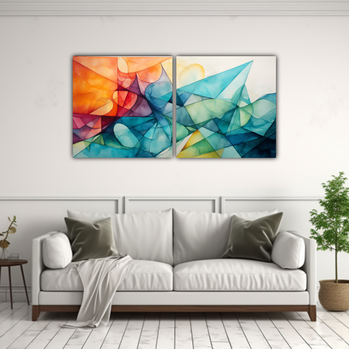 pinturas-decorativas-con-fusi-n-abstracta-de-acuarelas-y-formas-geom-tricas-en-bastidor-1