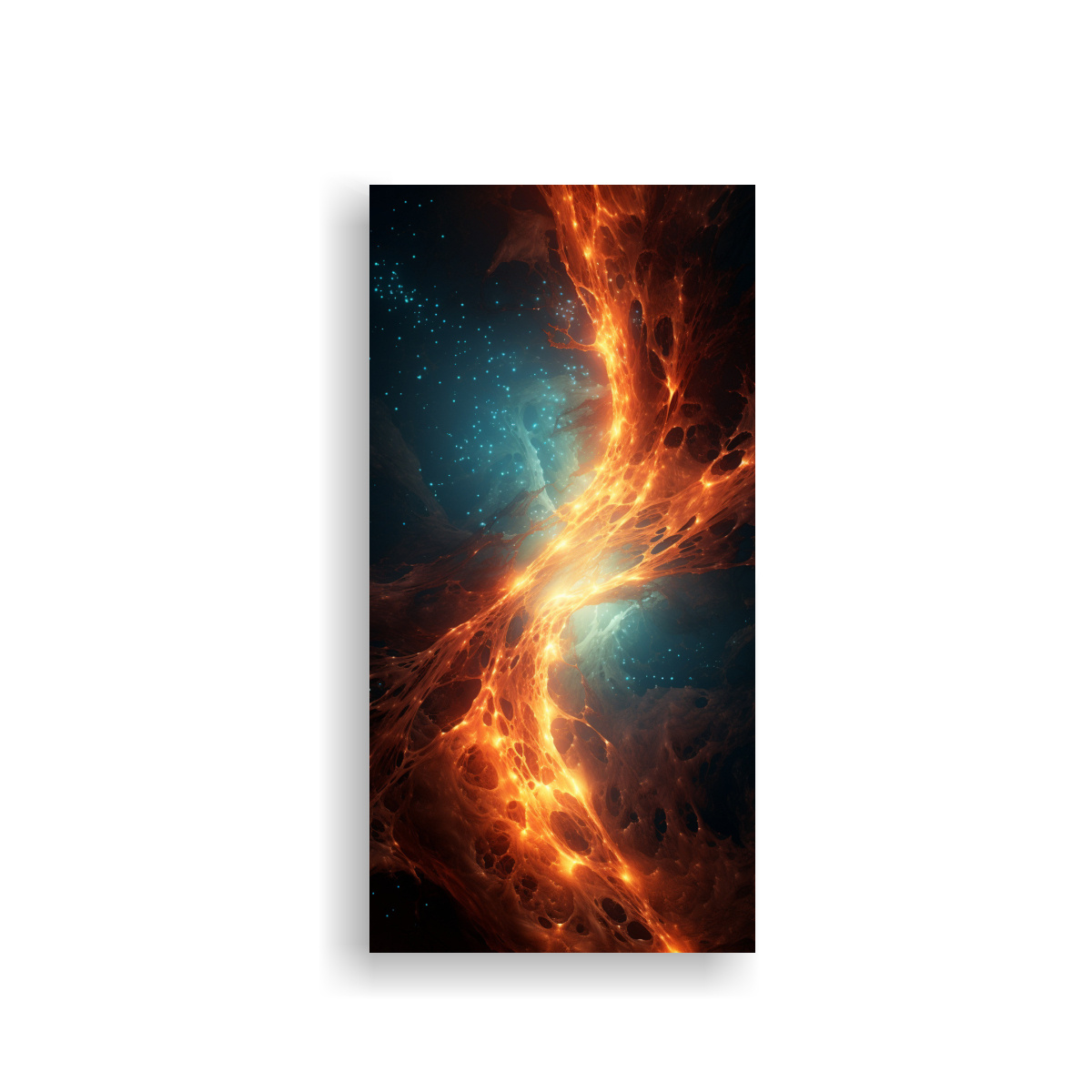 pinturas-decorativas-con-impacto-visual-de-rastros-ardientes-abstractos-de-un-cometa