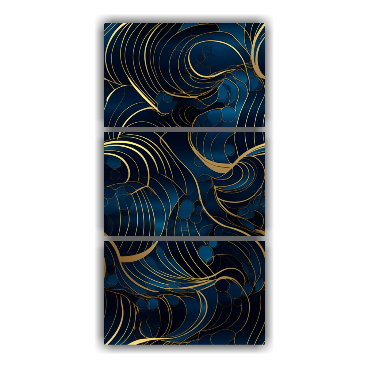 pinturas-decorativas-con-patr-n-azul-oscuro-y-fondo-estampado