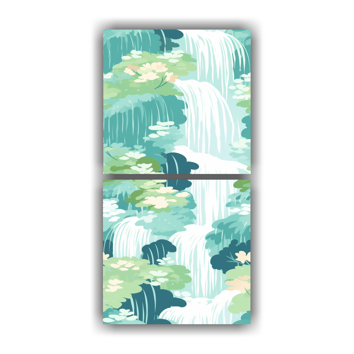 pinturas-decorativas-con-patr-n-de-cascada-relajante-en-vibrantes-colores