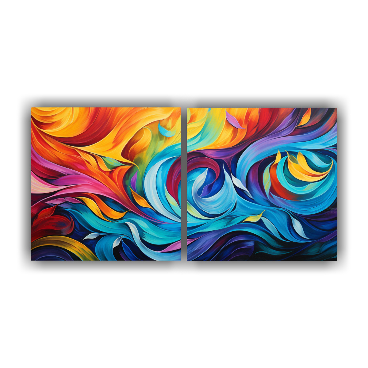 pinturas-decorativas-con-patrones-abstractos-en-rgicos-y-vibrantes-