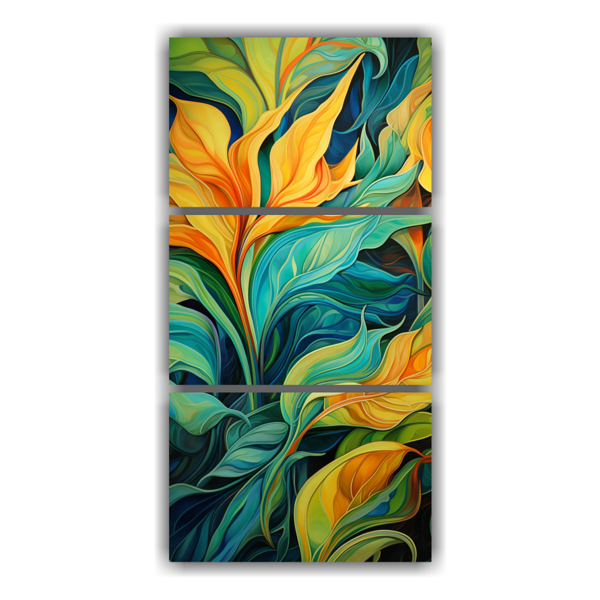 pinturas-decorativas-con-patrones-abstractos-intensos-y-multicolores-inspirados-en-la-exuberante-y-tropical-r-