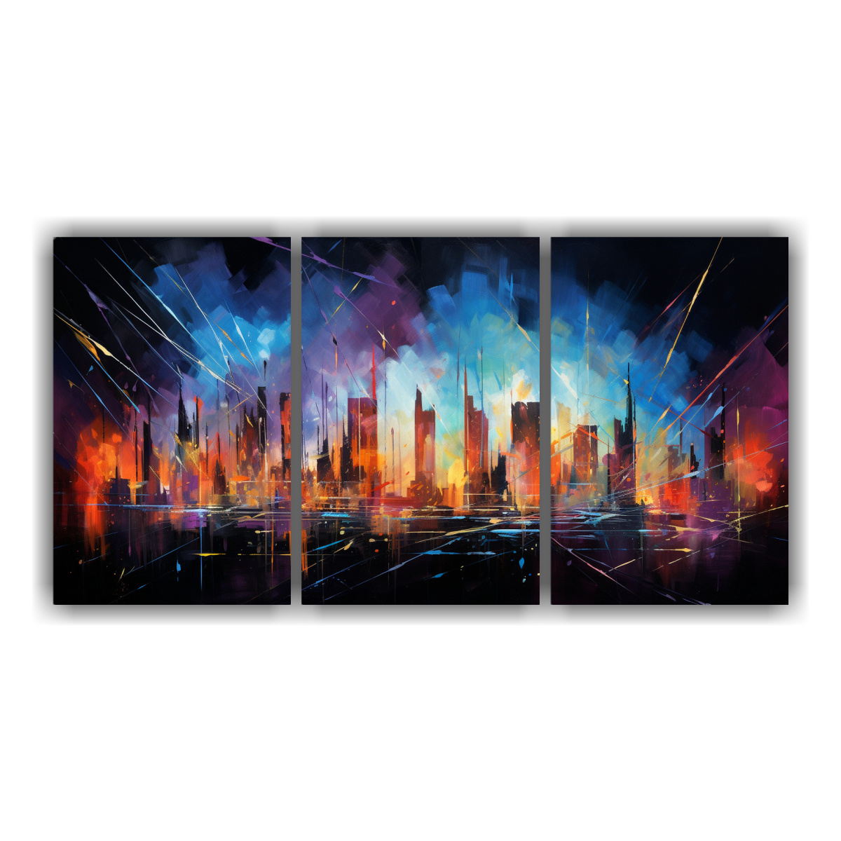 pinturas-decorativas-danza-abstracta-energ-tica-de-luces-urbanas-en-la-noche