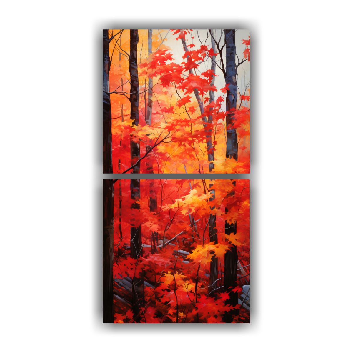 pinturas-decorativas-de-alta-calidad-de-abstracci-n-ardiente-de-la-sujeci-n-de-oto-o-a-un-arce-denso