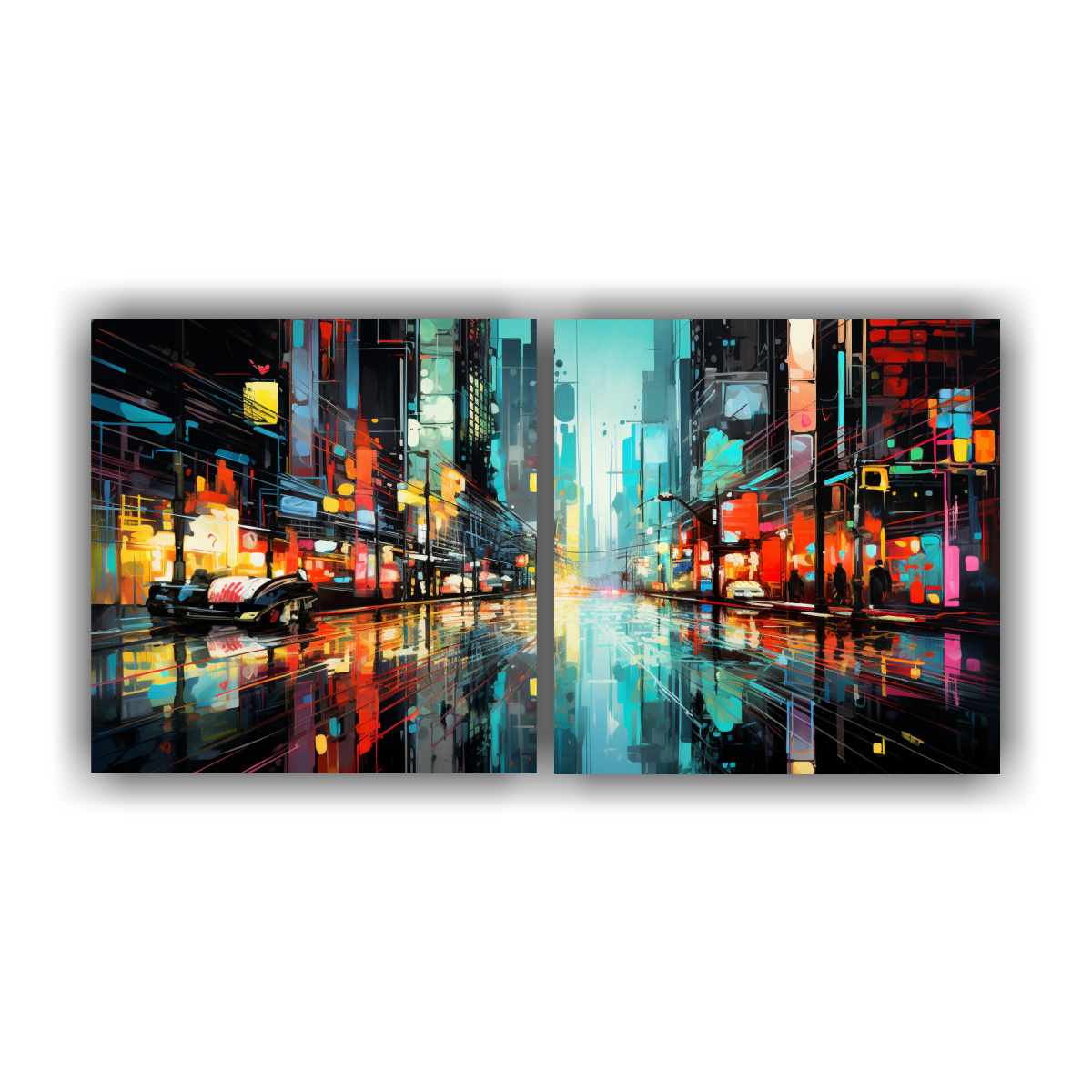 pinturas-decorativas-de-ba-o-abstractas-fusionando-el-arte-pop-y-la-iluminaci-n-urbana-neon-