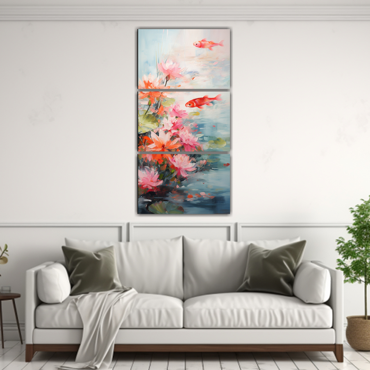 pinturas-decorativas-de-belleza-con-bastidor-de-acuarela-y-flores-de-loto-flotando-1