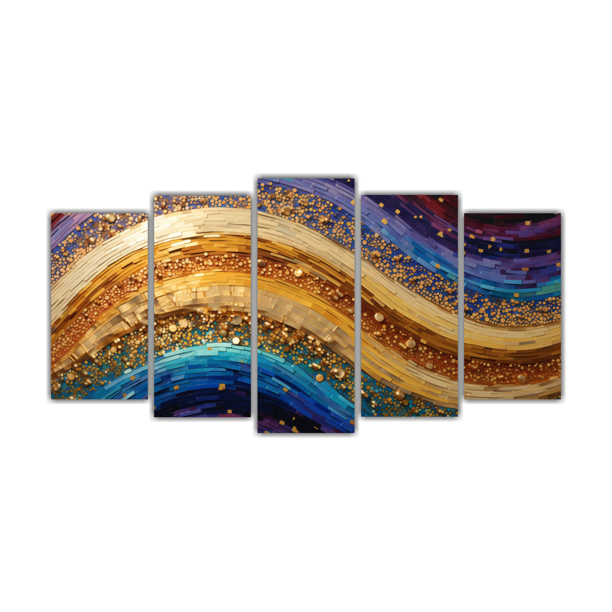 pinturas-decorativas-de-cinco-artes-estilo-puntillismo-luminoso-hechas-de-l-quido-