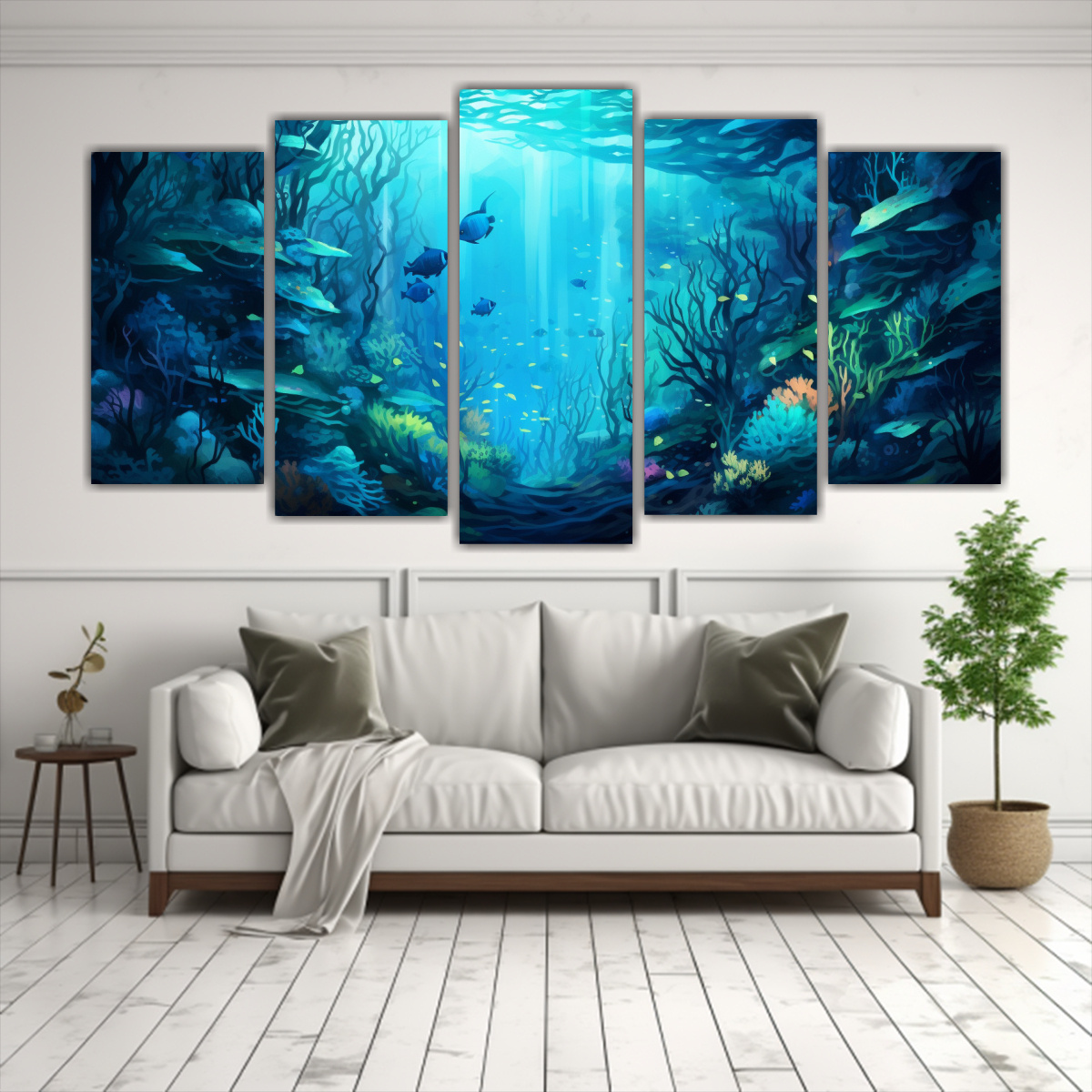 pinturas-decorativas-de-cinco-composiciones-conceptuales-detalle-representaci-n-abstracta-de-un-mundo-submarino-en-1