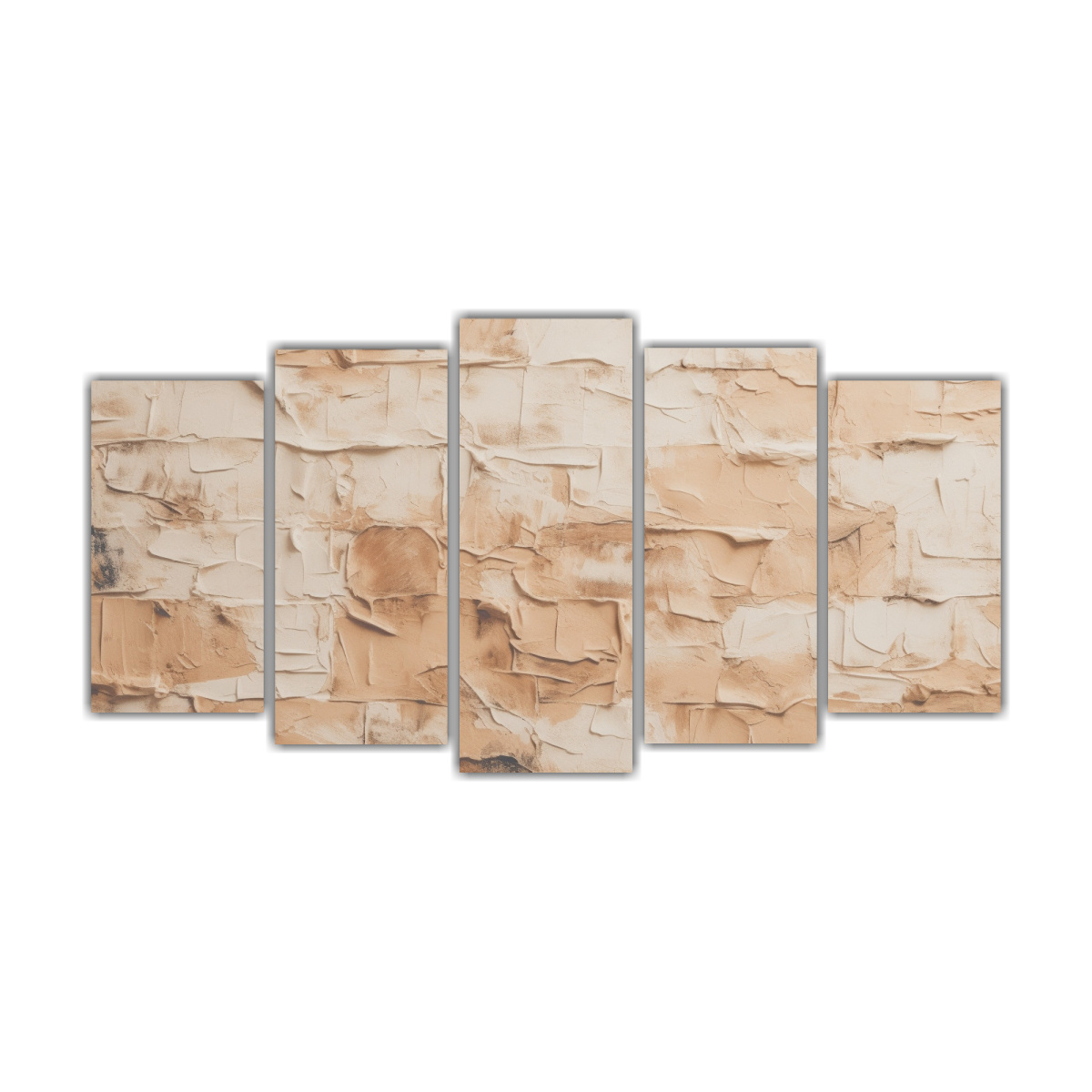 pinturas-decorativas-de-cinco-cuadros-en-tonos-sim-tricos-de-fahad