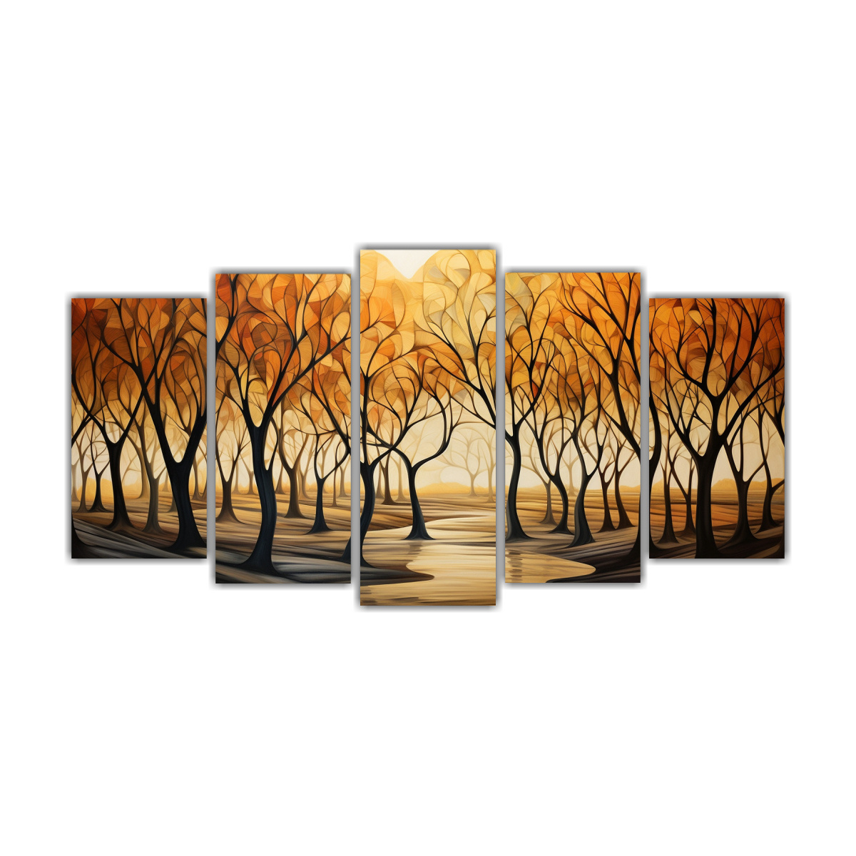 pinturas-decorativas-de-combinaci-n-de-rboles-abstractos