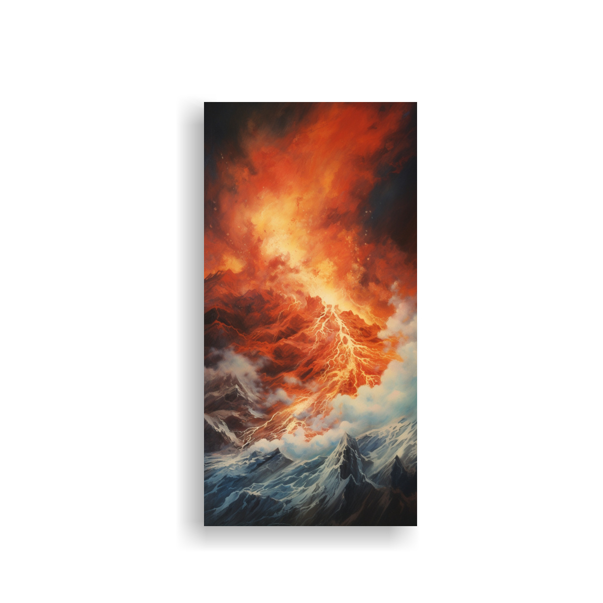 pinturas-decorativas-de-composici-n-din-mica-de-canva-retratando-abstractamente-un-volc-n-en-erupci-n