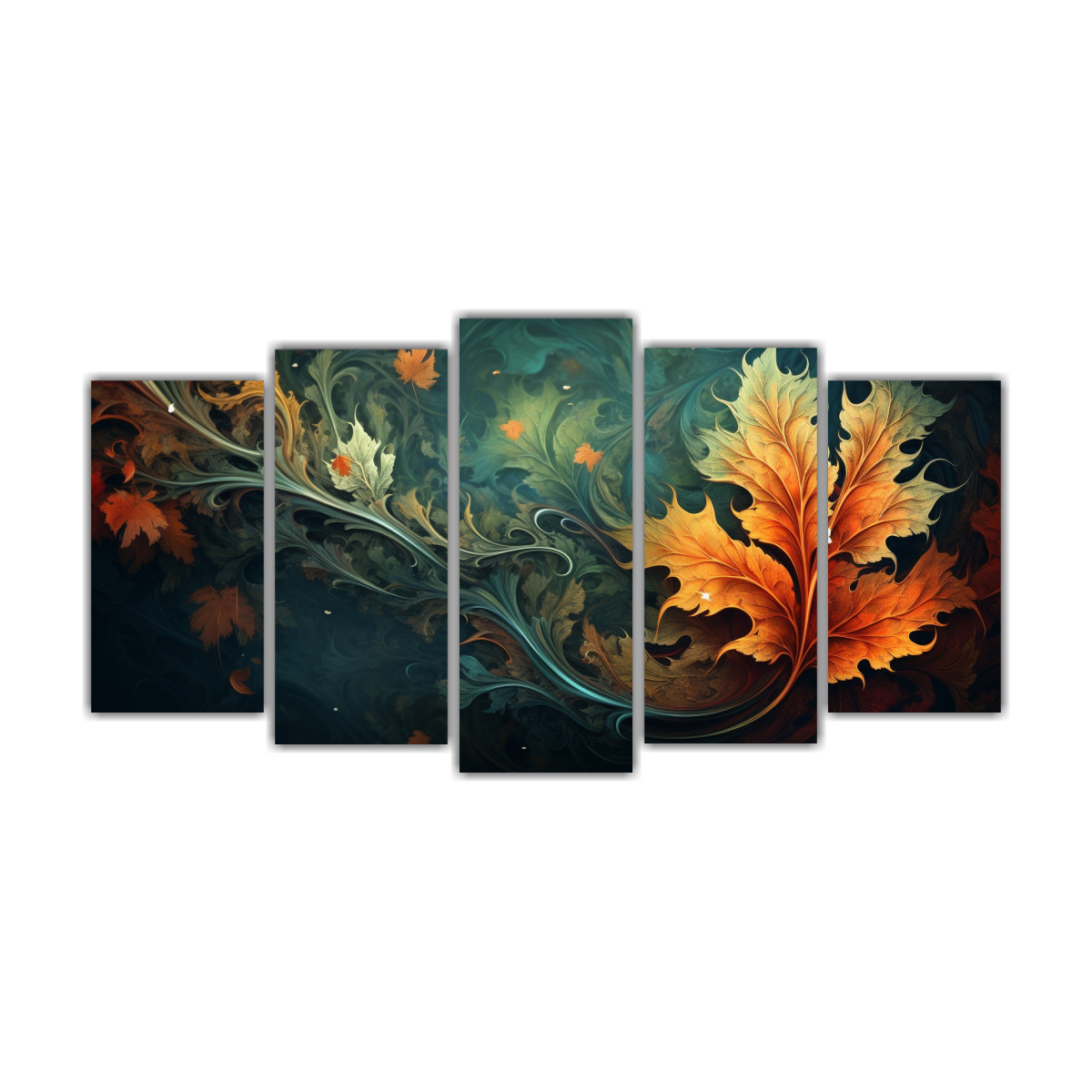 pinturas-decorativas-de-composici-n-din-mica-de-fractales-de-la-naturaleza-en-interpretaciones-abstractas-para-decorar-