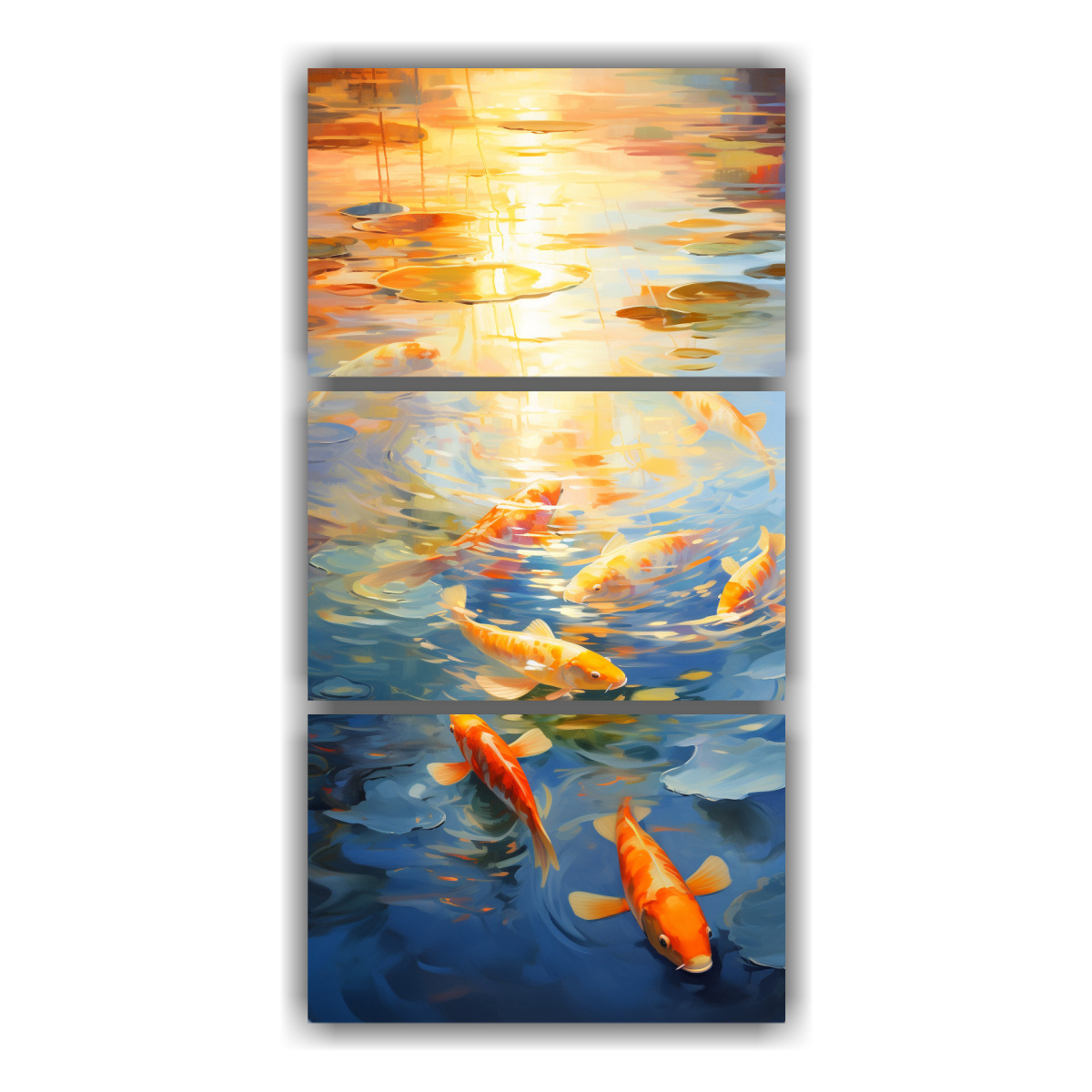 pinturas-decorativas-de-composiciones-inspiradoras-resistentes-a-las-ondulaciones-abstractas-suaves-de-un-tranquilo-estanque-de-carpas-koi-