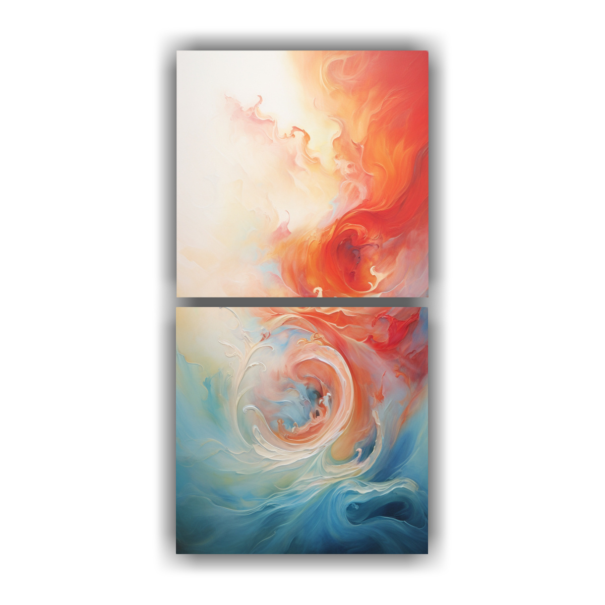 pinturas-decorativas-de-dos-cuadros-composici-n-adorno-melod-as-de-una-canci-n-olvidada-en-ondas-abstractas
