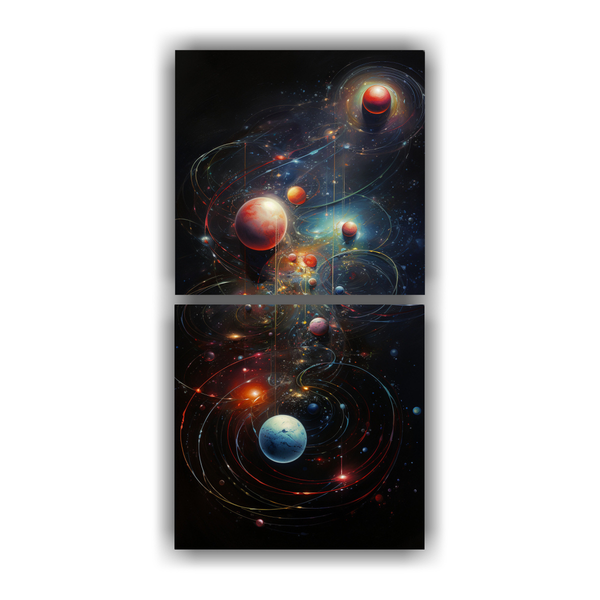 pinturas-decorativas-de-dos-cuadros-dise-o-duradero-abstracci-n-c-smica-de-un-sistema-planetario-distante
