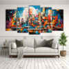 pinturas-decorativas-de-estilo-abstracto-que-representan-la-energ-a-de-una-ciudad-en-cinco-telas-en-bastidor-1-1
