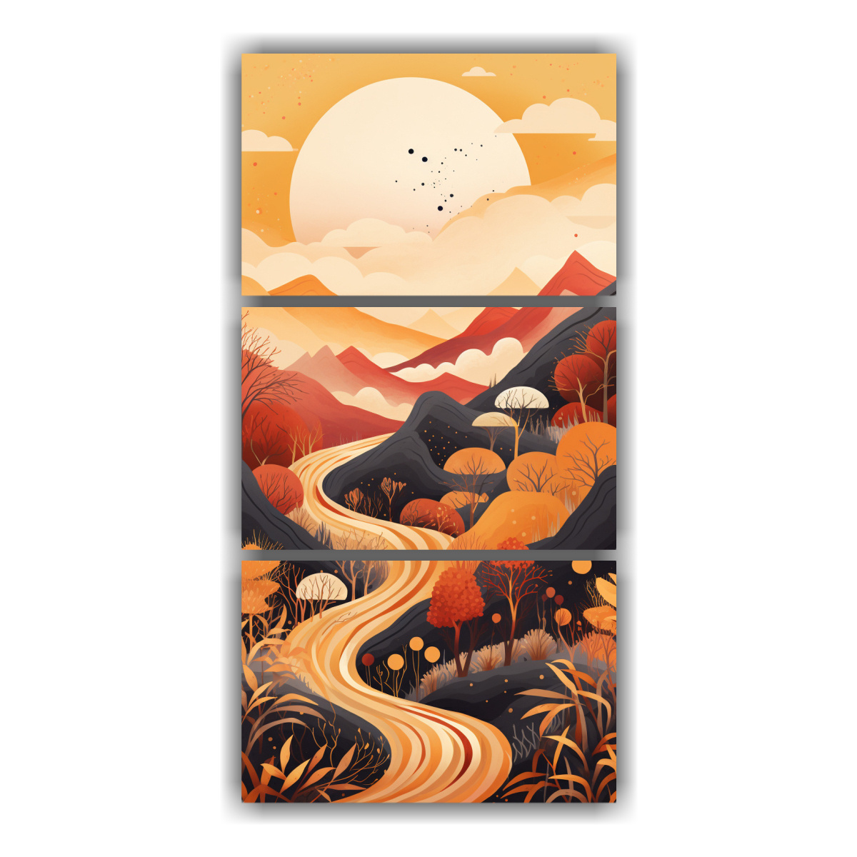 pinturas-decorativas-de-estilo-gr-fico-inspirado-en-monta-as-en-tonos-de-calma