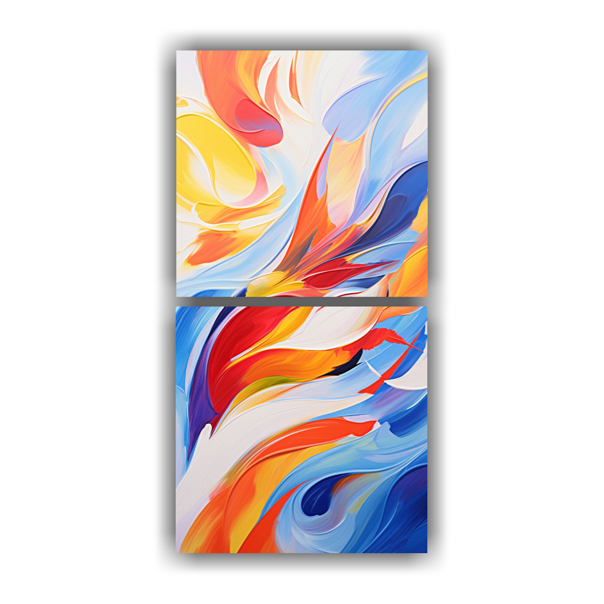 pinturas-decorativas-de-expresi-n-formaci-n-de-patrones-abstractos-vibrantes-y-en-rgicos-en-dos-telas-en-bastidor-