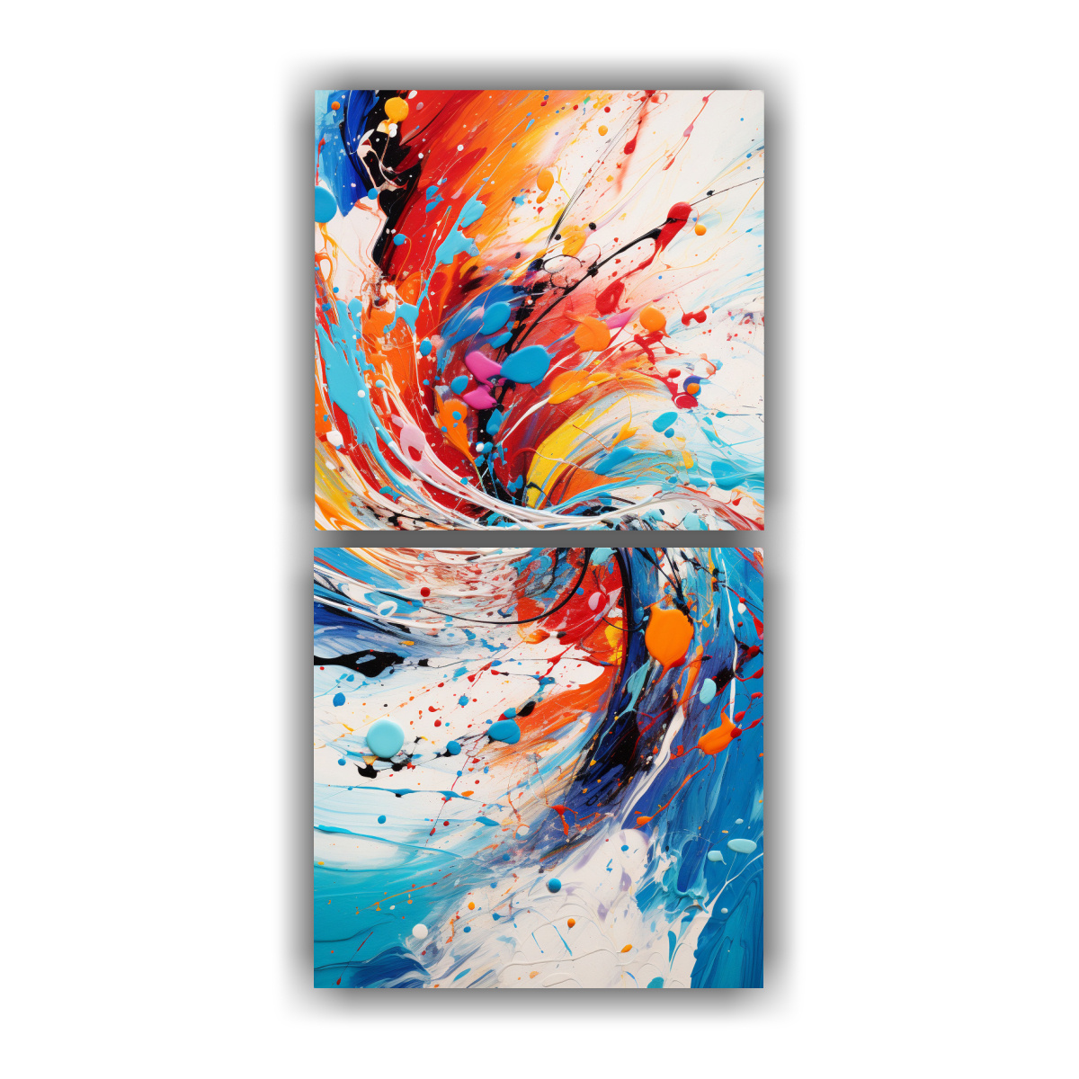 pinturas-decorativas-de-fantas-a-abstracta-inspiradas-en-dos-composiciones-conceptuales-de-estallido-de-colores-